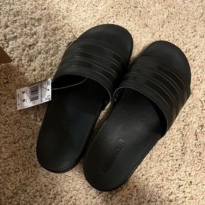 Brand new, black adidas slides! Never worn and still in box with tags.